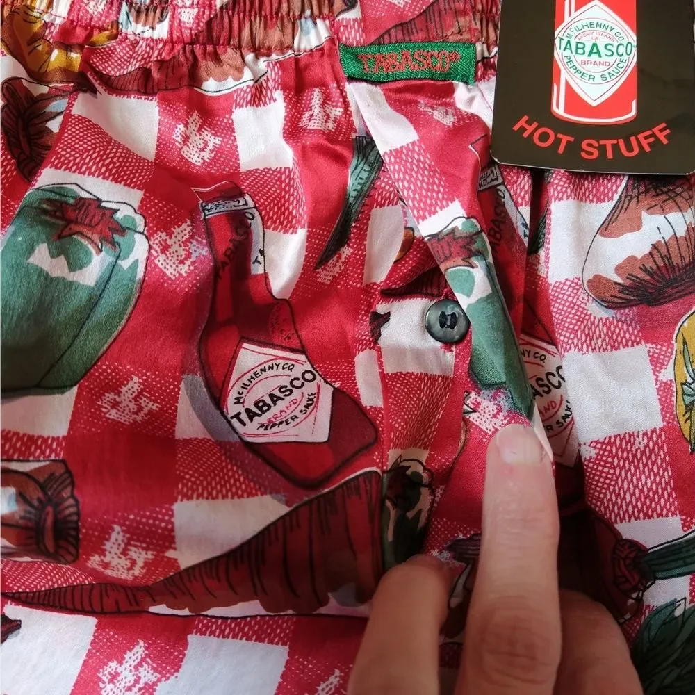 NWT Vintage Tabasco Silk Boxers